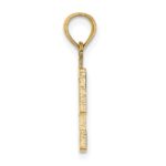 10K Number 9 Block Charm - Image 2