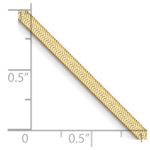10k 2.5mm Silky Herringbone Chain - Image 5