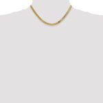 10k 4mm Silky Herringbone Chain - Image 4