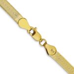 10k 4mm Silky Herringbone Chain - Image 3