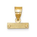 10ky Casted Small Diamond-cut Top Charm - Image 4