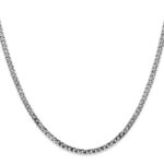 10k WG 2.9mm Flat Beveled Curb Chain - Image 2