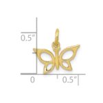 10k Butterfly Charm - Image 3