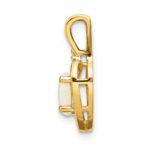 10K Diamond and Opal Pendant - Image 2