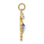 10k September Boy Birthstone Charm - Image 2