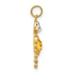 10k November Boy Birthstone Charm - Image 2
