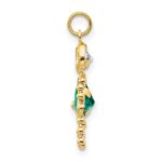 10k December Girl Birthstone Charm - Image 2