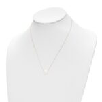 10k 10-11mm White Round Freshwater Cultured Pearl 17 inch Rope Necklace - Image 3