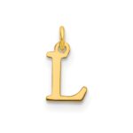 10ky Cutout Letter L Initial Charm