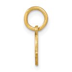 10KY Upper case Letter D Initial Charm - Image 2