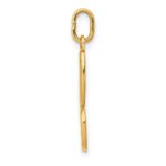 10k Yellow Gold Letter b Initial Charm - Image 2