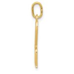 10k Yellow Gold Letter h Initial Charm - Image 2