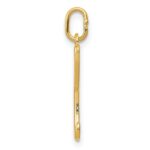 10k Yellow Gold Letter l Initial Charm - Image 2