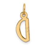 10k Large Slanted Block Initial D Charm - Image 3