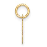 10k Small Script Initial F Charm - Image 2