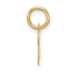 10k Small Script Initial X Charm - Image 2