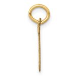 10K Small Fancy Script Initial T Charm - Image 2