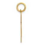 10k Large Fancy Script Letter B Initial Charm - Image 2