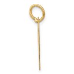 10K Medium Script Letter P Initial Charm - Image 2