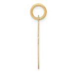 10k Large Script Letter I Initial Charm - Image 2