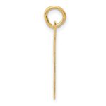 10k Large Script Letter T Initial Charm - Image 2