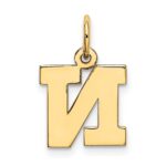 10k Small Block Initial N Charm - Image 4