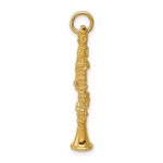 10k 3-D Clarinet Charm - Image 2