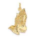10k Praying Hands Pendant - Image 4