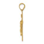 10k INRI Crucifix Charm - Image 2