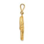 10k Pisces Zodiac Charm - Image 2