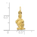 10k Aquarius Zodiac Charm - Image 3