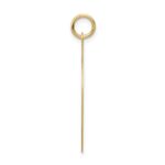 14K HAPPY ANNIVERSARY with Hearts 25mm Engravable Disc Charm - Image 2