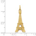 14K  3-D Eiffel Tower Charm - Image 4