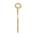 14k Solid Polished Boys Head Charm - Image 2