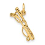 14k 3-D Glasses with Moveable Sides Charm - Image 3