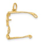 14k 3-D Glasses with Moveable Sides Charm - Image 6