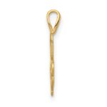 14k Heart Clover Charm - Image 2