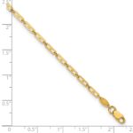 14k Polished Anchor Link Plus Extender - Total Anklet - Image 6