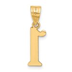 14k Polished Number 1 Pendant - Image 3