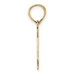 14k Polished Number 4 Pendant - Image 2