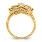 IBGoodman 10k Women's Polished Eastern Star Masonic Ring Mounting - Image 2
