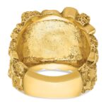 10k IBGoodman Men's Nugget Ring - Image 5