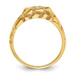 14k IBGoodman Men's Cluster 1/4 carat Diamond Nugget Complete Ring - Image 2