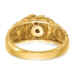 14k IBGoodman Men's Cluster 1/4 carat Diamond Nugget Complete Ring - Image 7