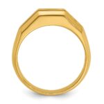 IBGoodman 14k Men's Polished Cut-Out 5-Stone 3/4 Carat AA Quality Diamond Ring - Image 2