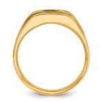10k IBGoodman Men's w/Black Rhodium Satin Diamond Complete Ring - Image 2