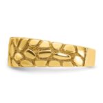 14k IBGoodman Men's 1/4 carat Diamond Nugget Complete Ring - Image 5