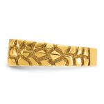 14k IBGoodman Men's Diamond Nugget Ring Mounting - Image 5
