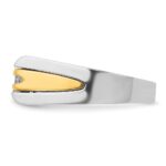 14k Two-tone IBGoodman Men's Diamond Ring Mounting - Image 5