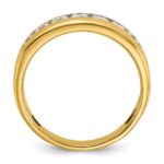IBGoodman 14k with White Rhodium Men's Polished 1/2 Carat AA Quality Diamond Ring - Image 2